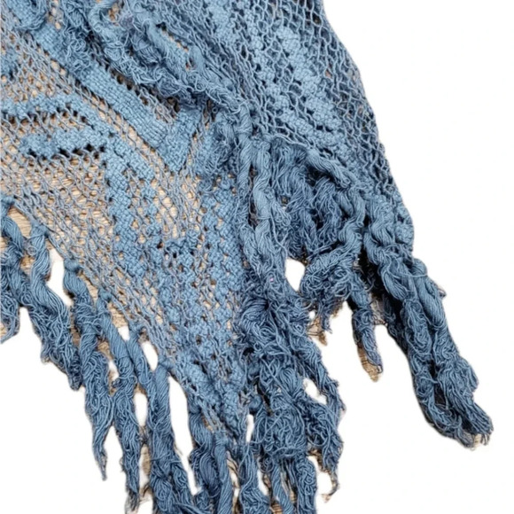 Katharine Story Blue Crochet Asymmetrical Skirt - Picture 2 of 5